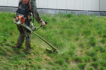Construção <br>e manutenção <br>de espaços verdes