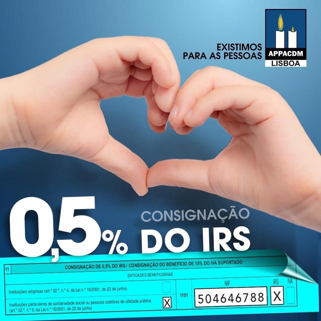 0,5% de consignação do IRS podem fazer a diferença